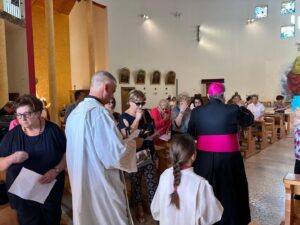 È iniziata questa mattina la visita pastorale presso la parrocchia Santa Famigli