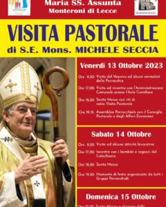 La visita pastorale di S. E. Mons. Seccia nella parrocchia Maria SS. Assunta in Monteroni