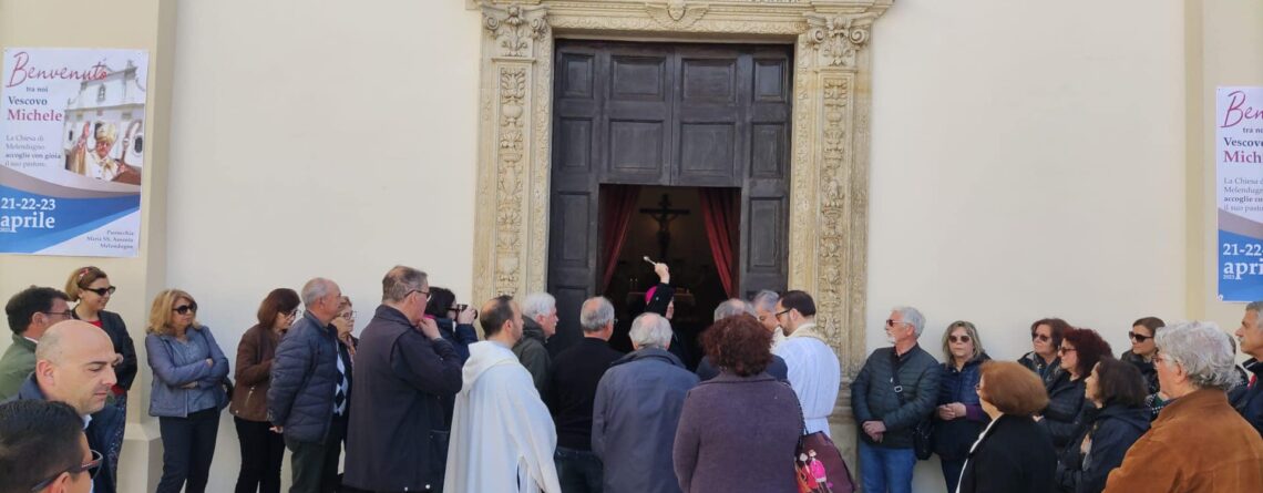 Riprende, dopo la pausa pasquale,la visita pastorale di S.E. Mons. Michele nella parrocchia Maria Assunta Melendugno.