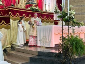 Si conclude la Visita Pastorale nella parrocchia di San Michele Arcangelo di Trepuzzi con la Santa Messa e subito dopo a