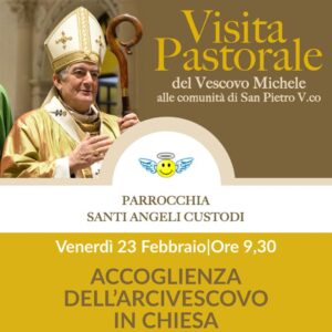 #VisitaPastorale
 Ci siamo quasi! Venerdì mattina alle ore 9,30 accoglieremo in chiesa il nostro #Arcivescovo che darà u